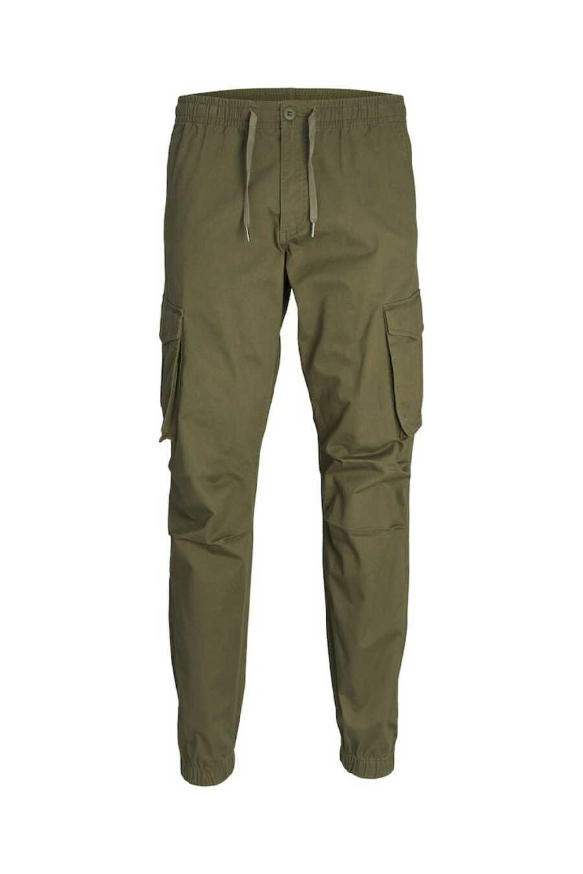 Jack Jones 12242264 JPSTKANE JJNOAH CUFFED Erkek Kargo Pantolon Haki yeşil