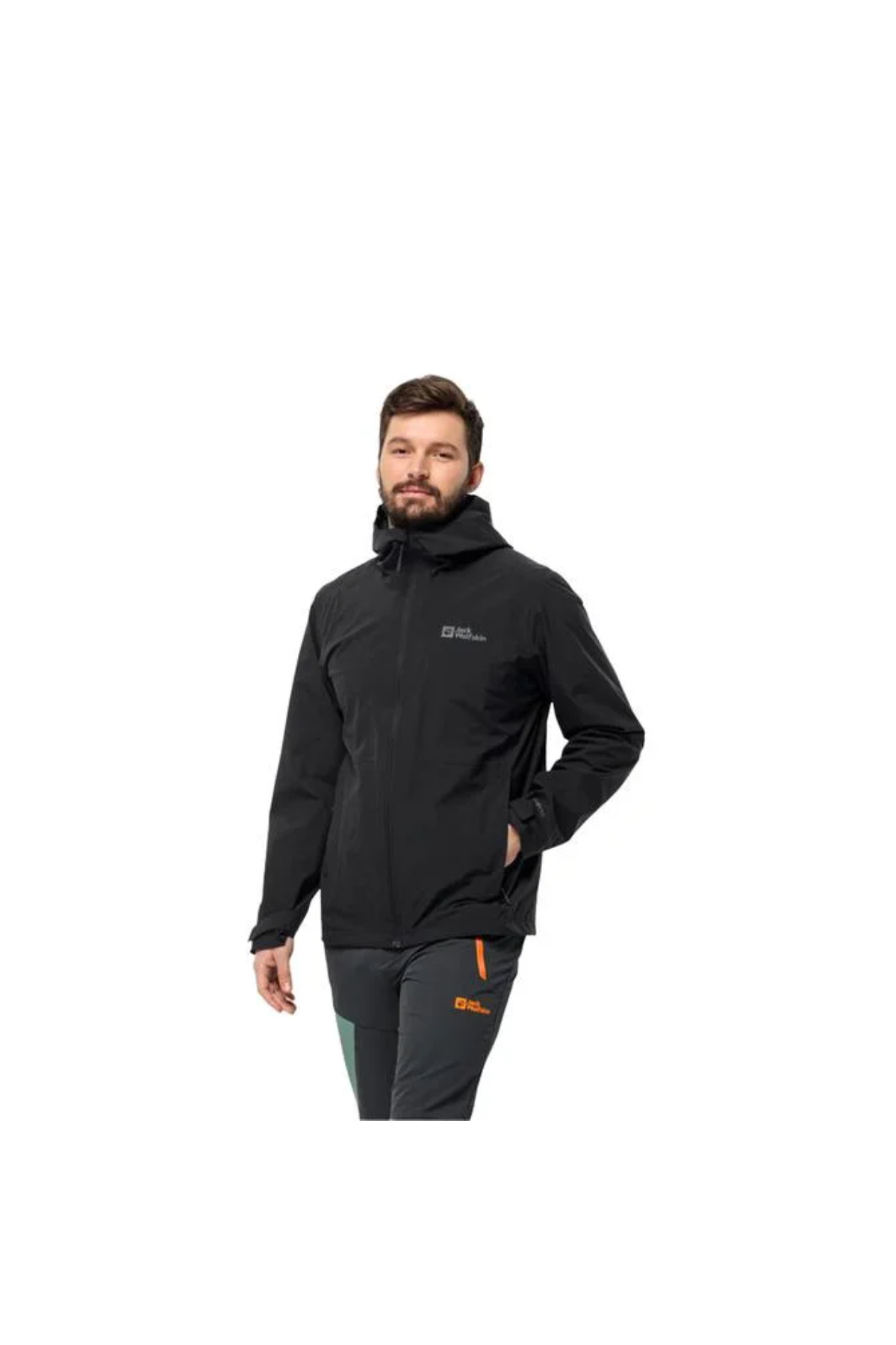 Jack Wolfskin 1116391_6000 ROBURY 2L JKT Outdoor Ceketi Siyah