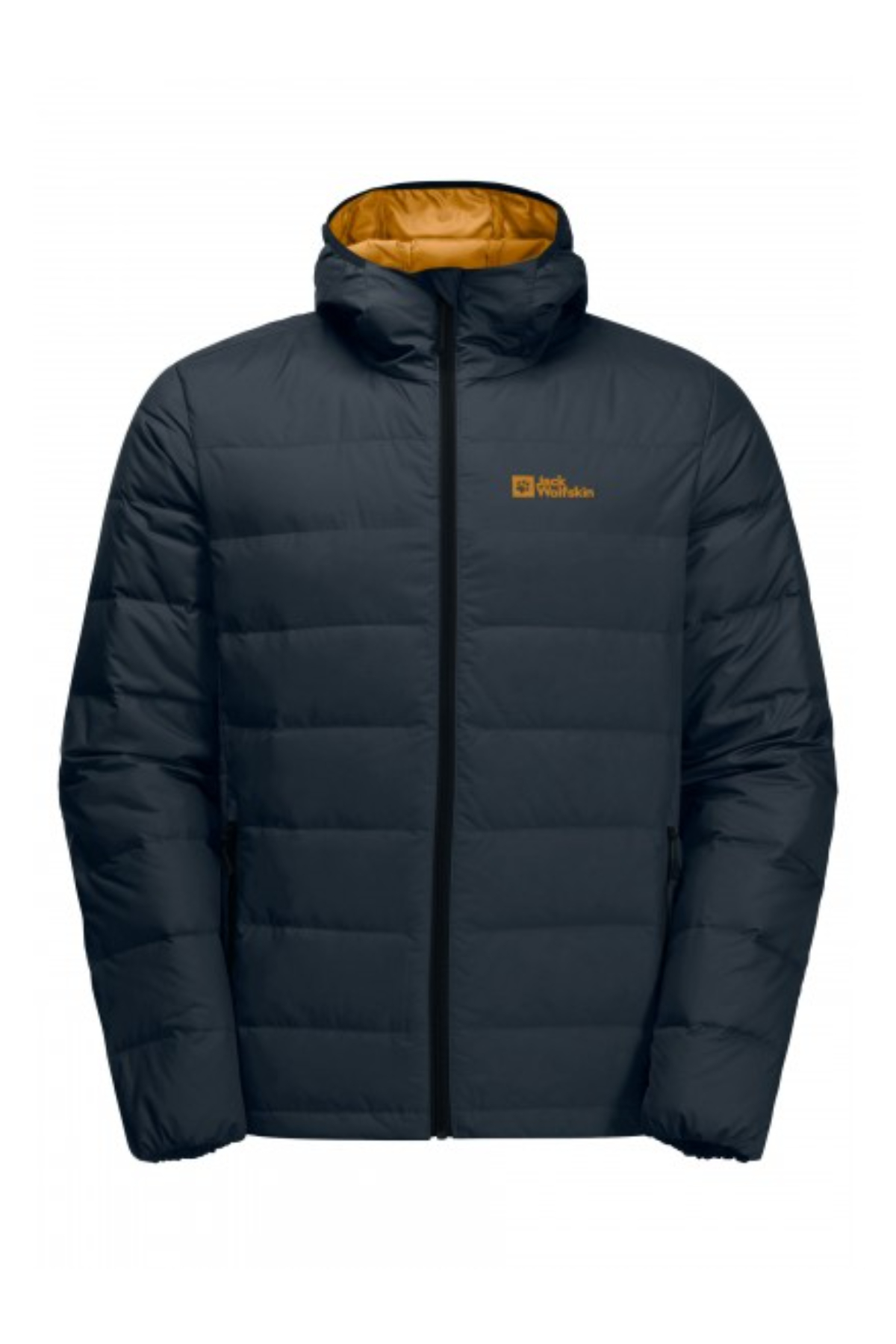 Jack Wolfskin 1207671_C0412_A08 ATHER DOWN HOODY M Erkek Kaz Tüyü Mont Lacivert