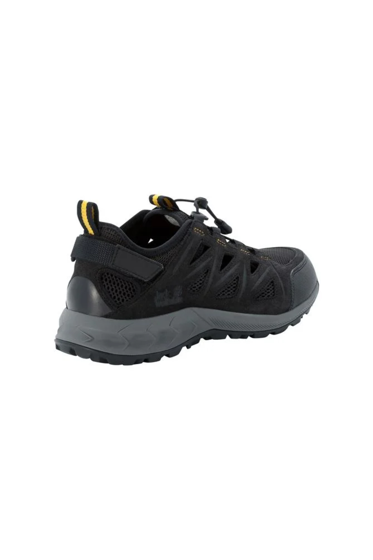 Jack Wolfskin 4051301_6357 Woodland 2 Hybrıd Low M Erkek Sandalet Siyah Gri