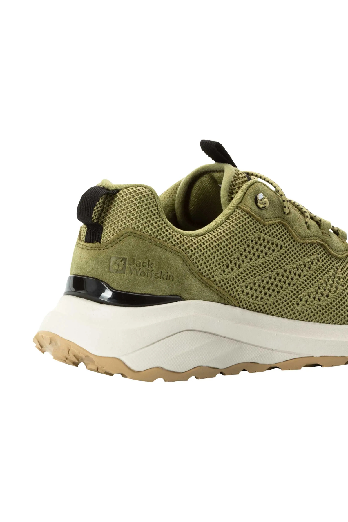 Jack Wolfskin 4056751_4511 DROMOVENTURE KNIT LOW W Outdoor Koşu Ayakkabı yeşil beyaz