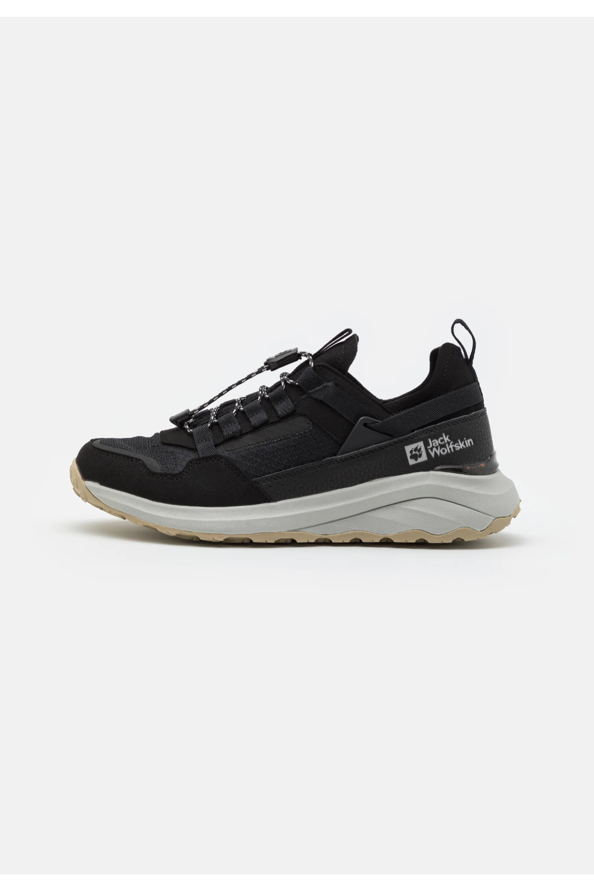 Jack Wolfskin 4057001 _6350 DROMOVENTURE ATHLETIC Outdoor Koşu ayakkabısı Siyah Beyaz