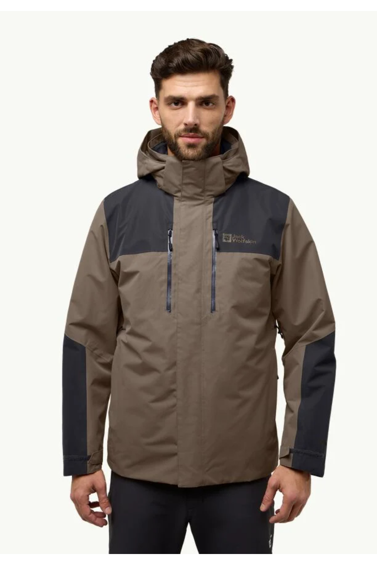 Jack Wolfskin A61872_5719 JASPER INS JKT M Erkek Outdoor Ceketi Kahverengi