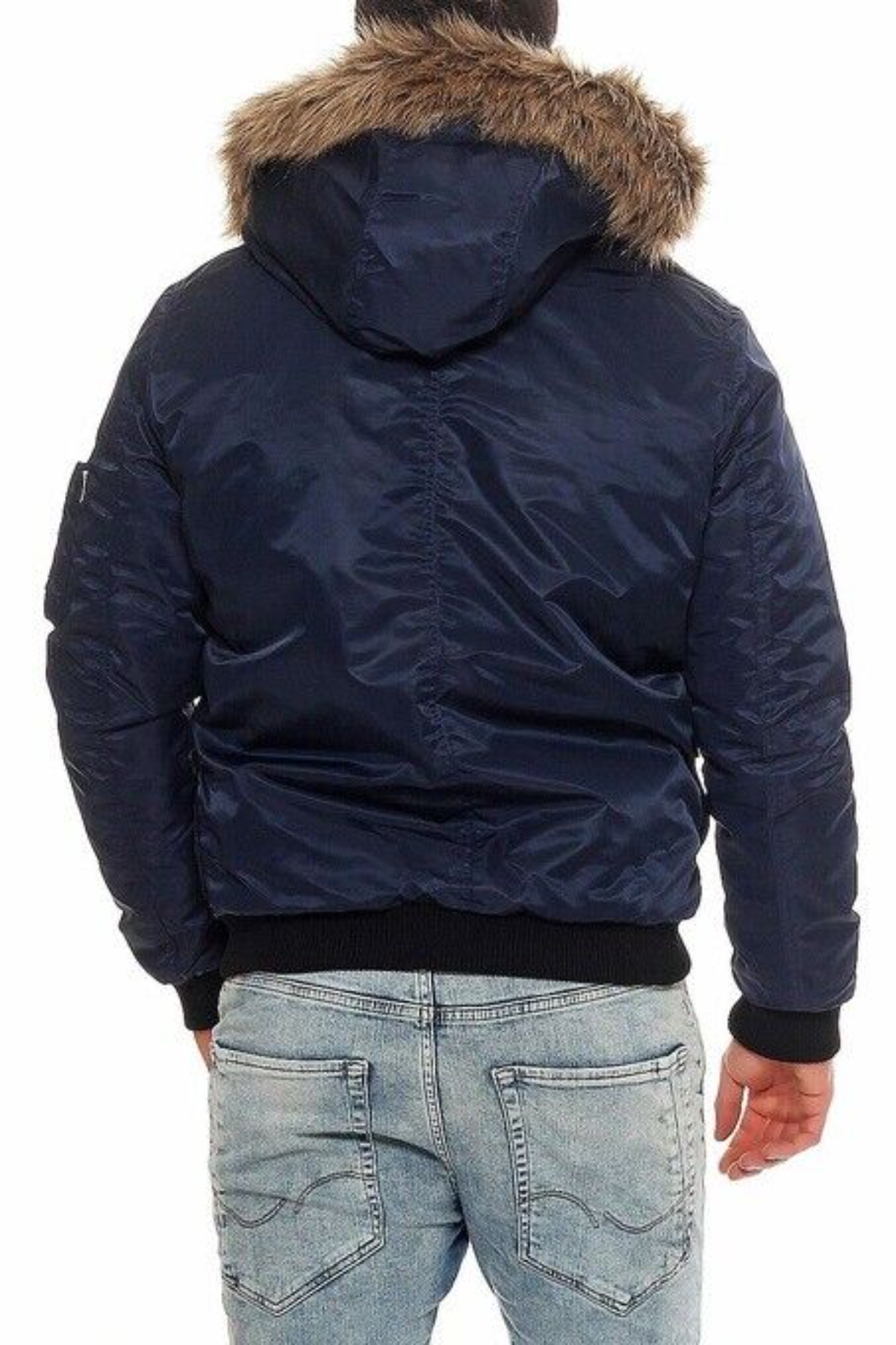 Jack&Jones  12109349 Jorforce Bomber Jacket Erkek Lacivert Mont Lacivert