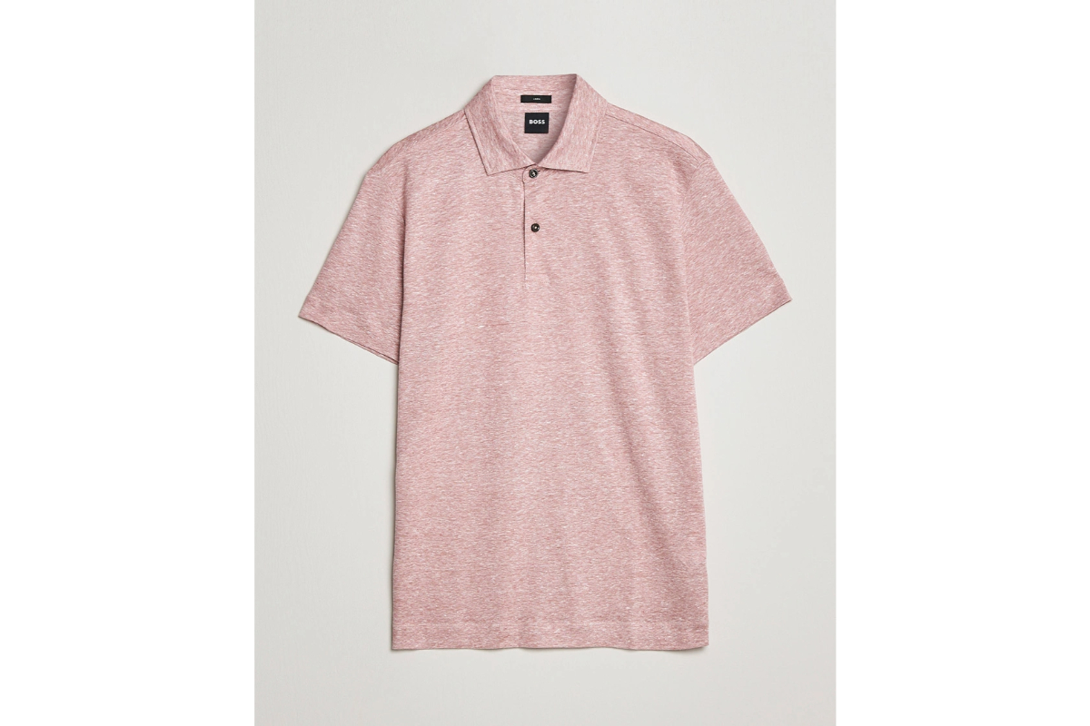 Jack&Jones 12133872 Brick Red/SLIM Fit Erkek T-Shirt Pembe