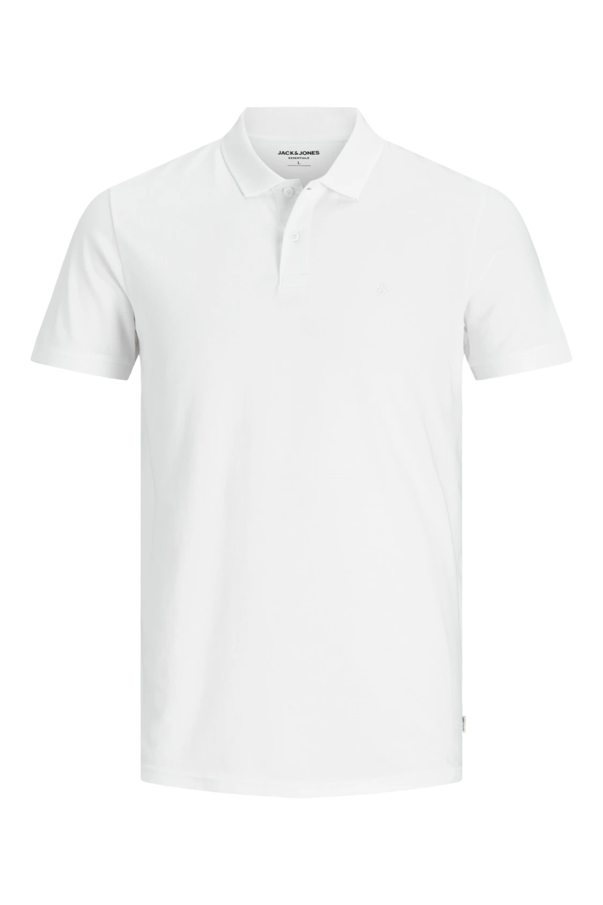 Jack&Jones 12136516 JJEBASIC POLO SS NOOS Erkek Polo Yaka T-Shirt Beyaz