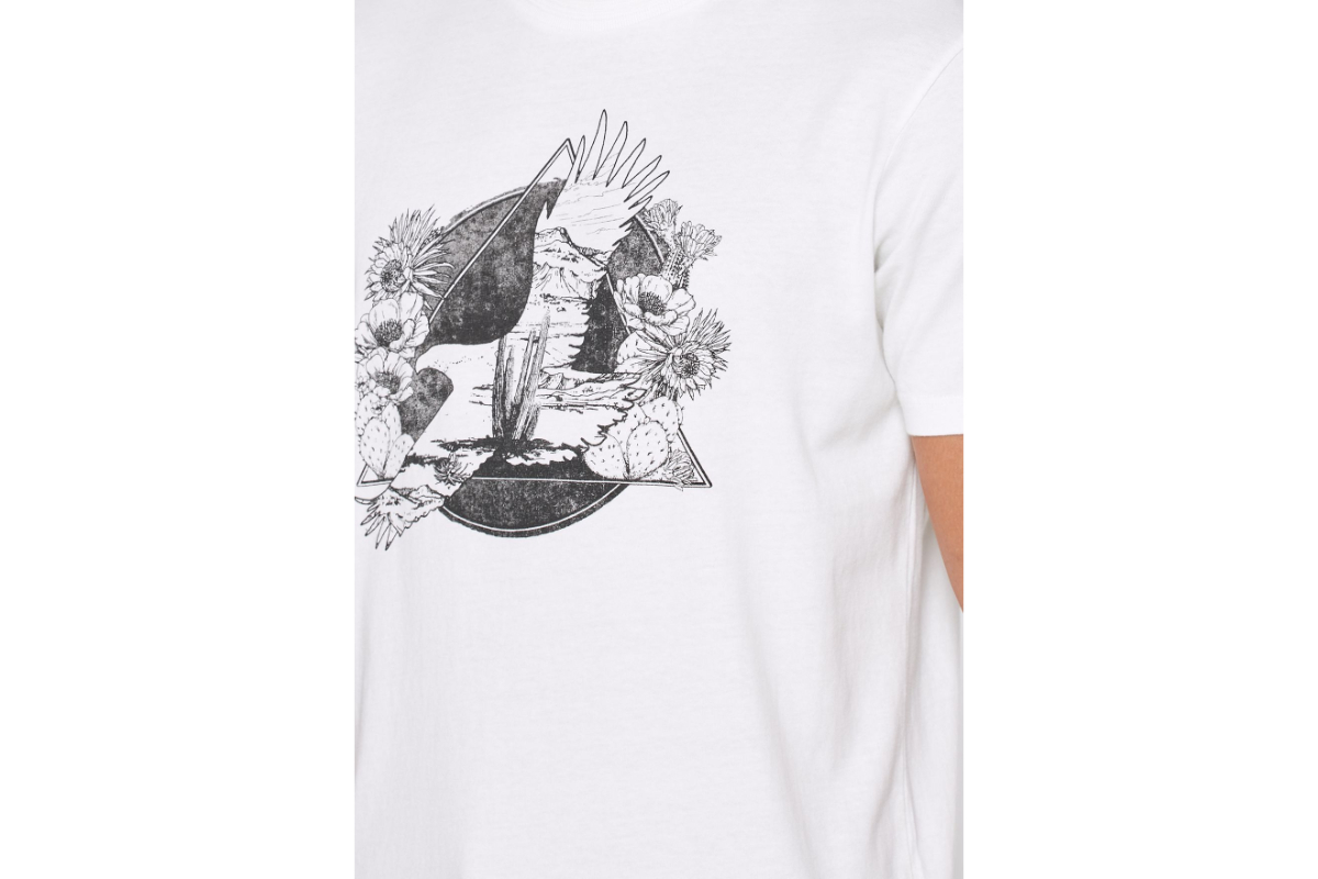 Jack&Jones 12170382 Mystic Blue / REG Erkek T-Shirt Beyaz