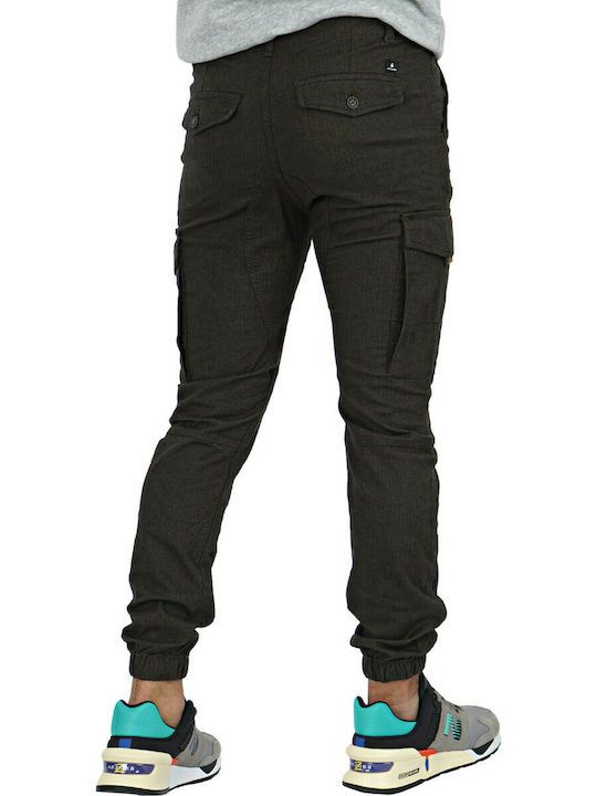 Jack&Jones 12178113 Paul Flake Olive Night Kargo Pantolon Füme