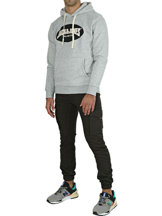 Jack&Jones 12178113 Paul Flake Olive Night Kargo Pantolon Füme