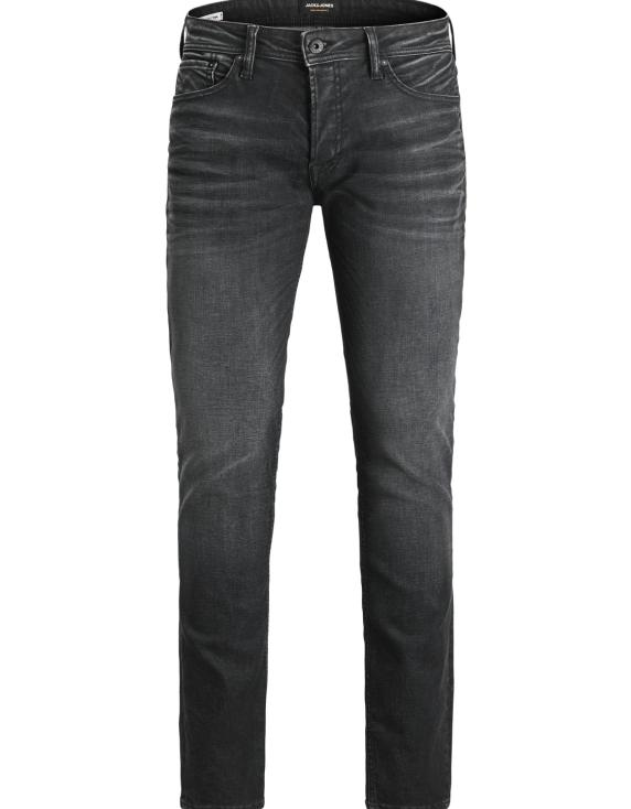 Jack&Jones 12181054 TIM Slim Straight 119 Erkek Grey Denim Gri