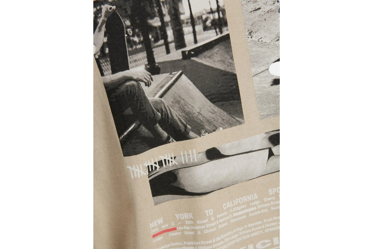 Jack&Jones 12214444 Tee SS Crew Erkek T-Shirt bej