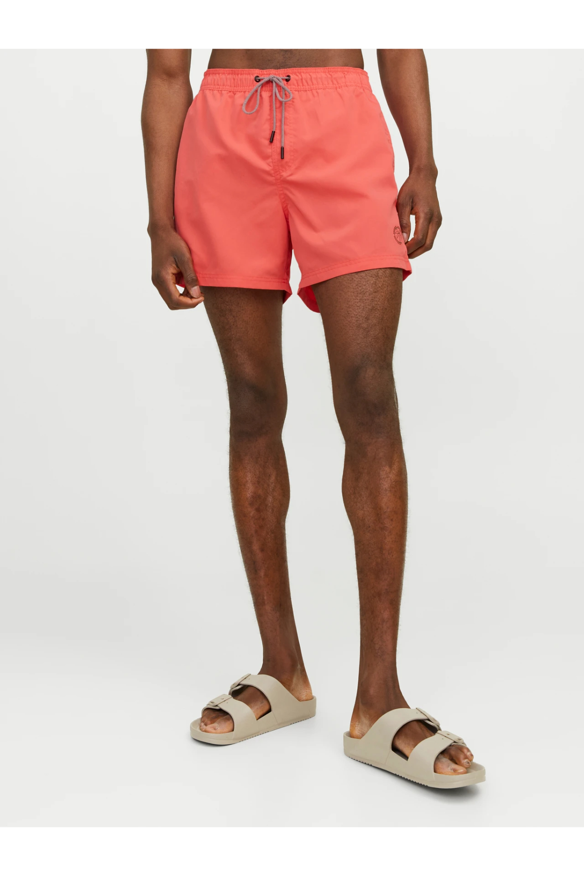 Jack&Jones 12225961 JPSTFIJI JJSWİM SOLİD LY SN Erkek Yüzme Şortu turuncu