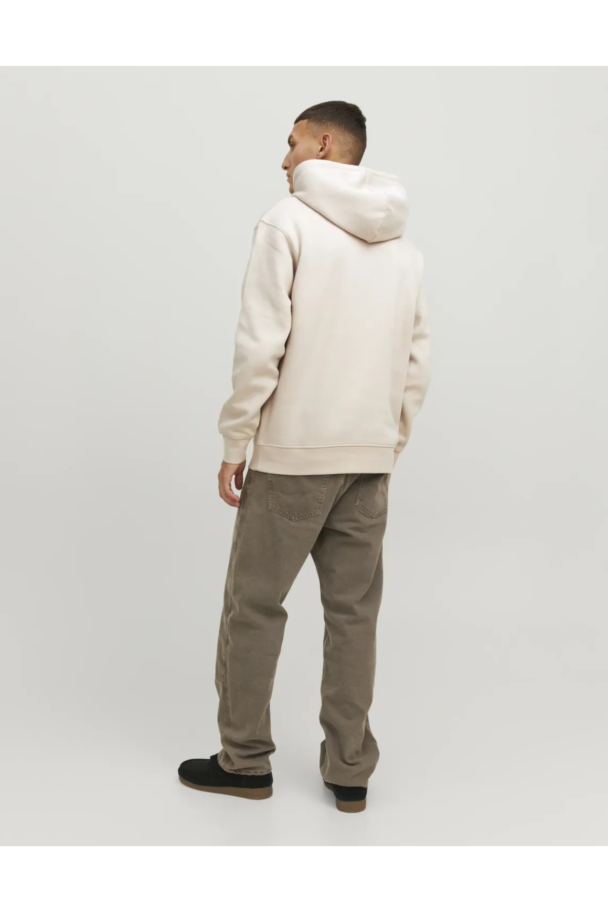 Jack&Jones 12241687 JORVESTERBRO Erkek Sweatshirt HOOD bej