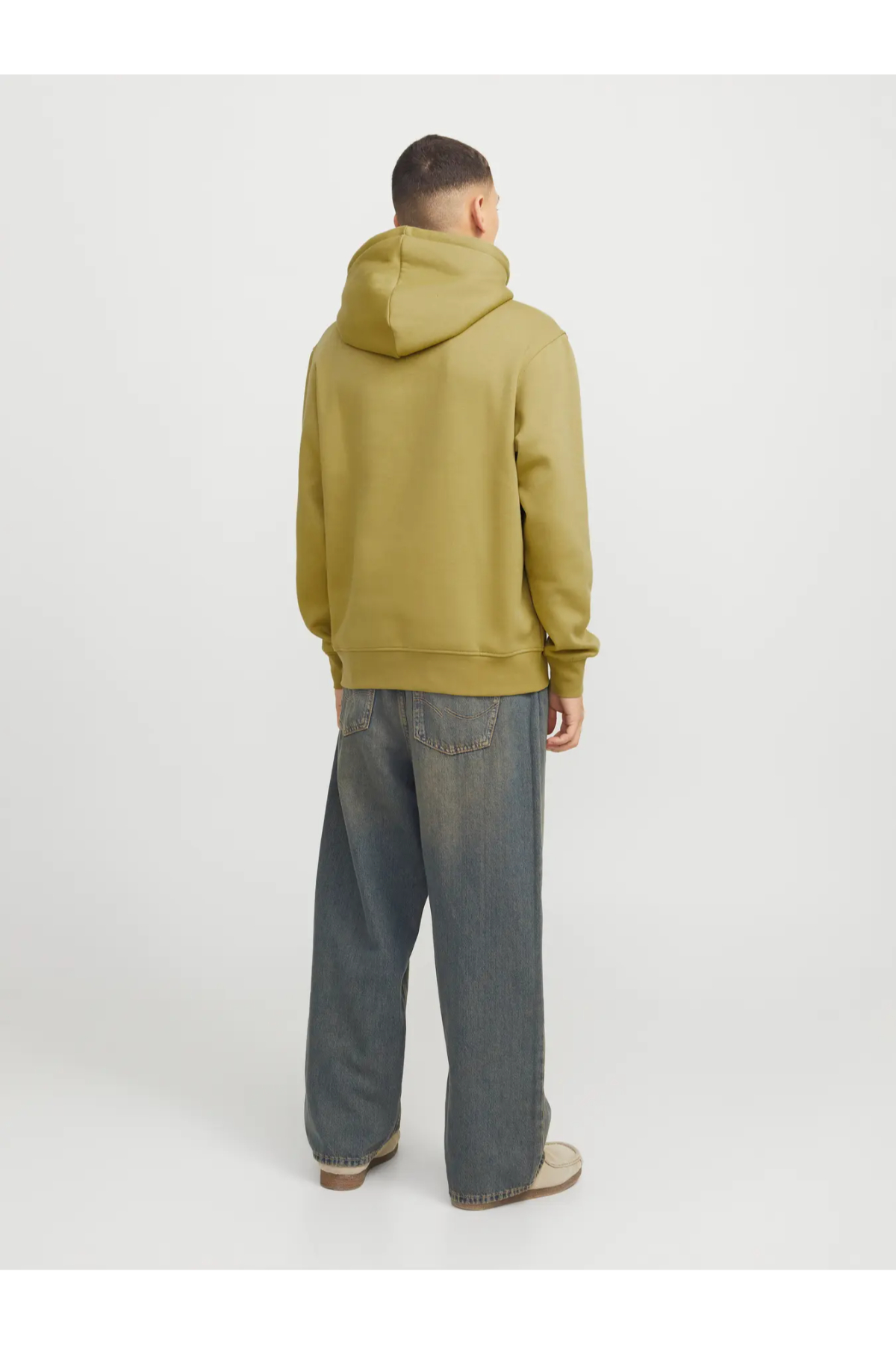 Jack&Jones 12241687 JORVESTERBRO SWEAT Erkek Sweatshirt Sarı