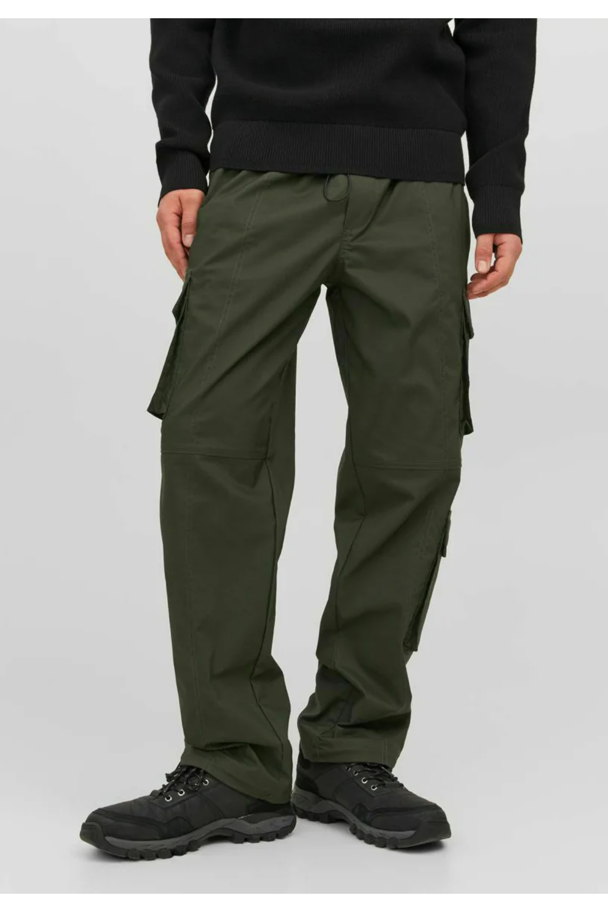 Jack&Jones 12245086 JPSTBILL JJVIRGO Erkek CARGO Pantolon Haki yeşil
