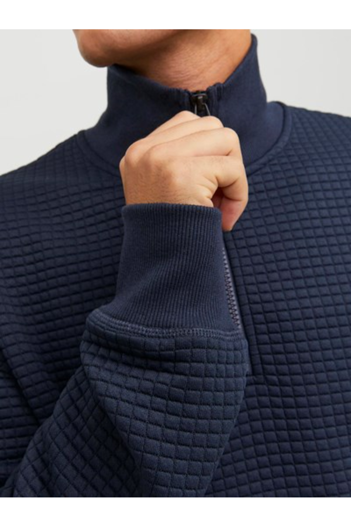 Jack&Jones 12245404 JCOBLACK Erkek Sweat Lacivert