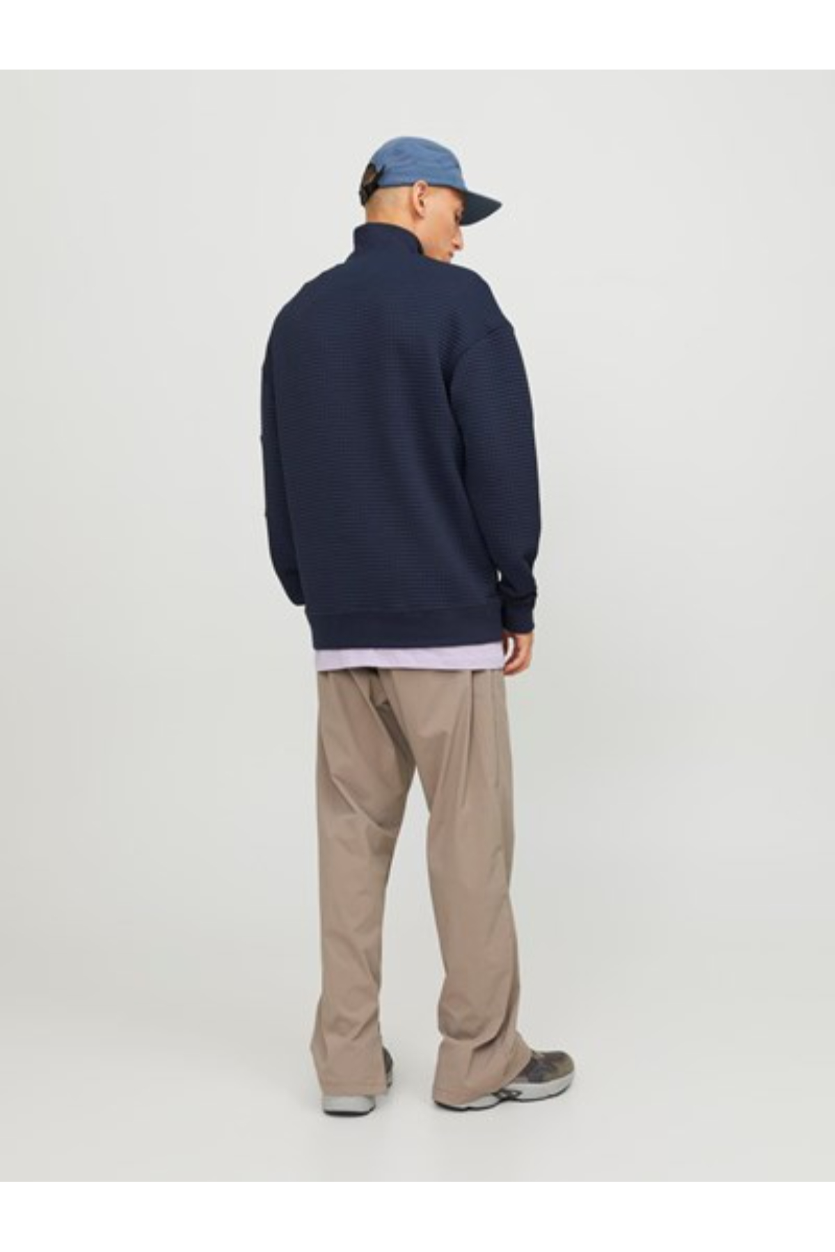 Jack&Jones 12245404 JCOBLACK Erkek Sweat Lacivert