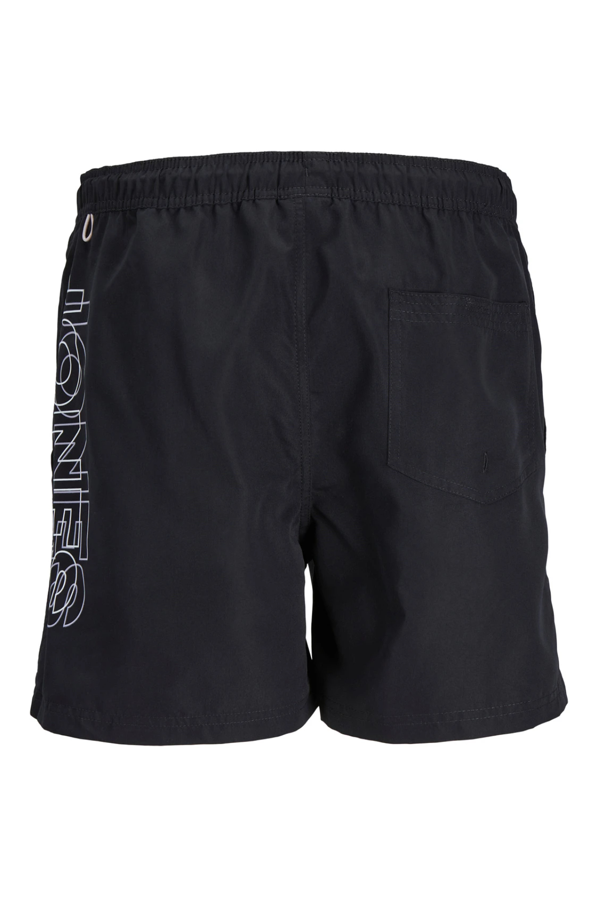 Jack&Jones 12253118 JPSTFIJI JJSWIM DOBULE LOGO Erkek Yüzme Şortu Siyah
