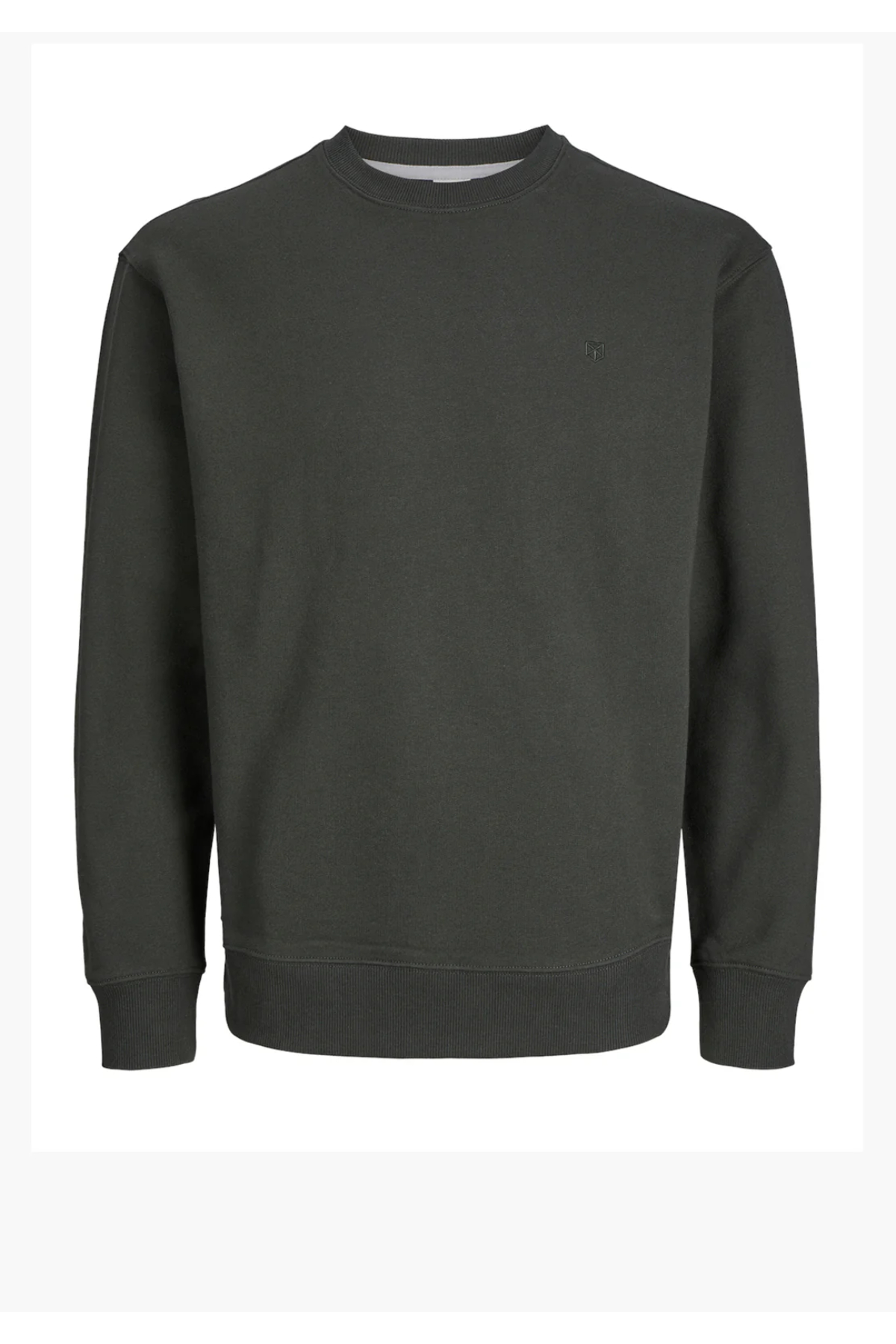 Jack&Jones 12262789 JPRCCLOGAN SWEAT CREW Erkek Sweatshirt Haki yeşil