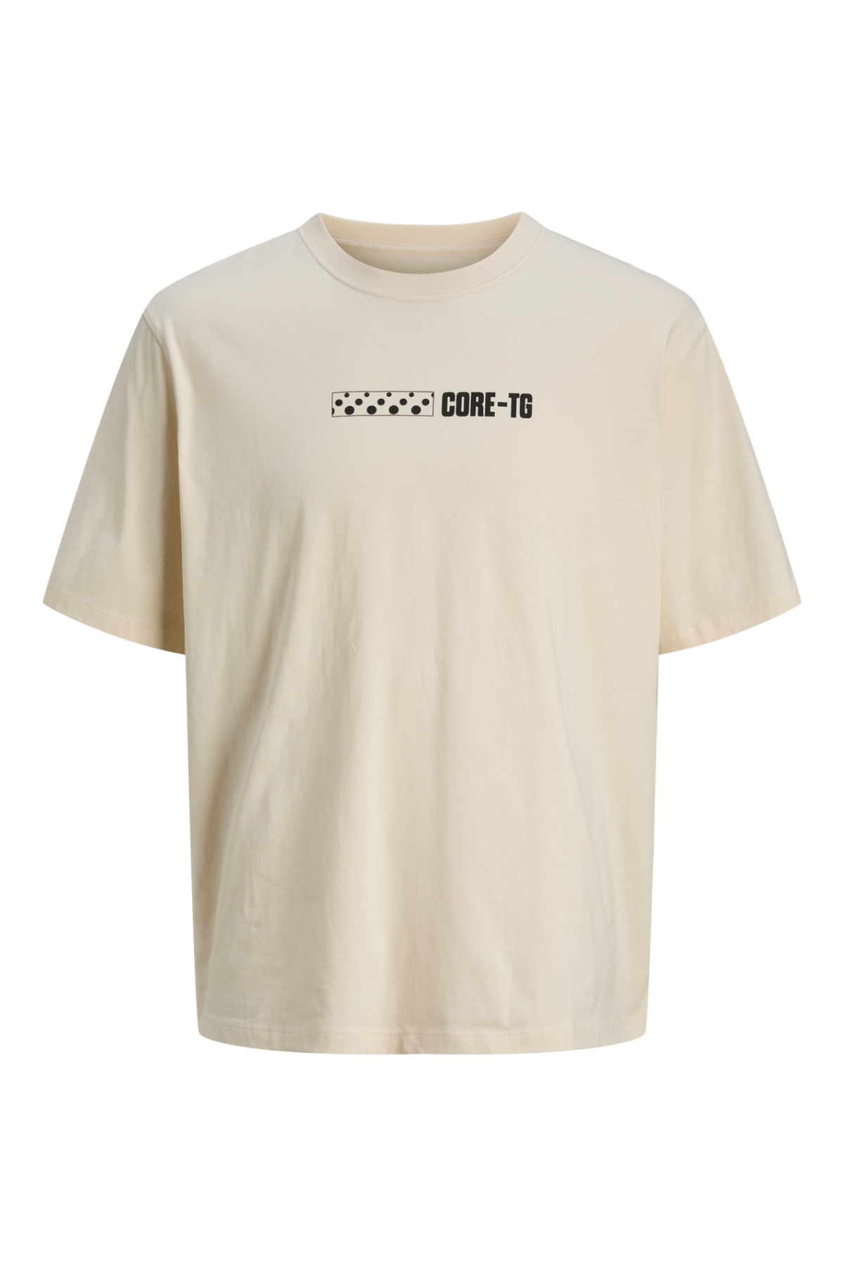 Jack&Jones 12269989 JCOFLASH TEE SS CREW Erkek T-Shirt bej