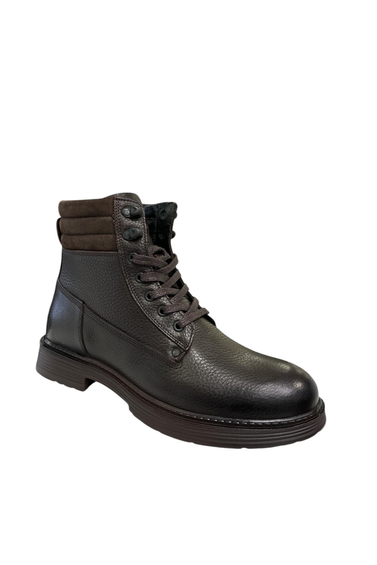 James Franco 510 Hakiki Deri Erkek Bot Kahverengi