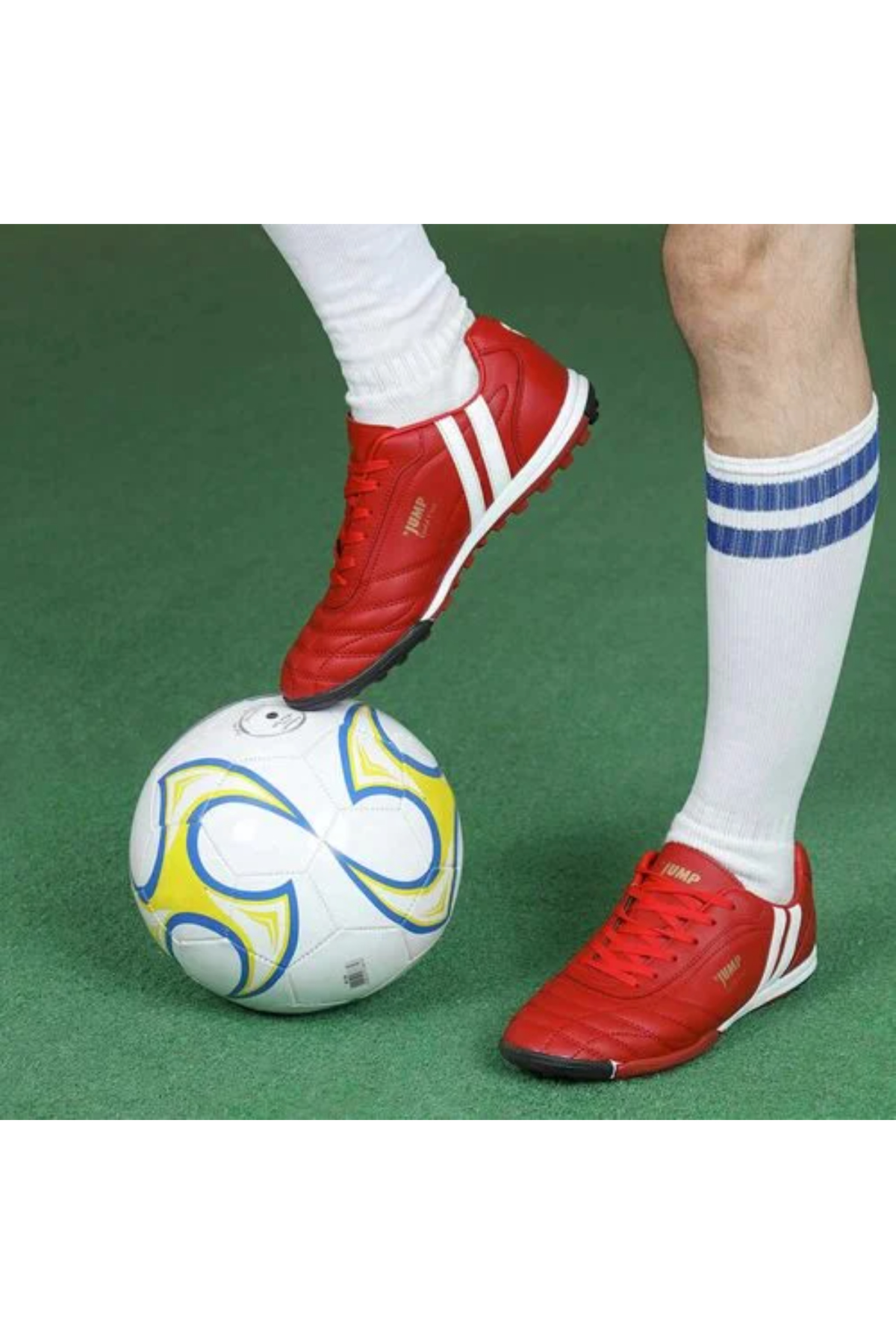 Jump 13258 Kırmızı Halı Saha Krampon Futbol Ayakkabısı Kırmızı