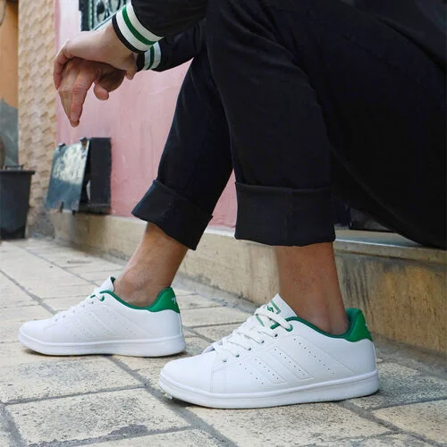 Jump 15307-A Beyaz Yeşil Erkek Sneaker Günlük Spor Ayakkabı Beyaz Yeşil