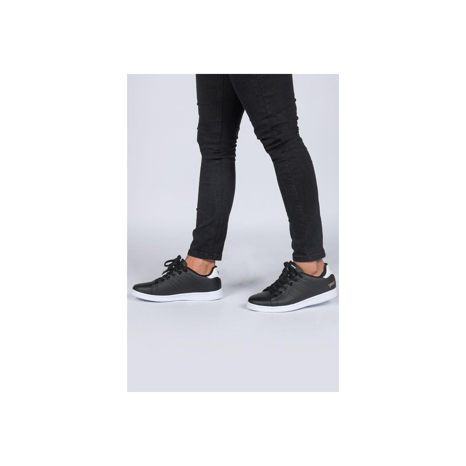 Jump 15307-C Siyah Erkek Sneaker Günlük Spor Ayakkabı Siyah Beyaz