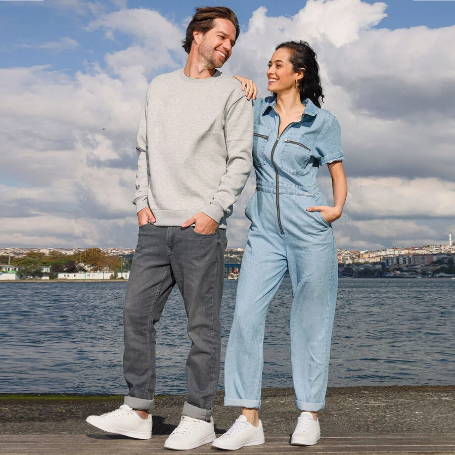 Jump 15307-E Beyaz Erkek Sneaker Günlük Spor Ayakkabı Beyaz