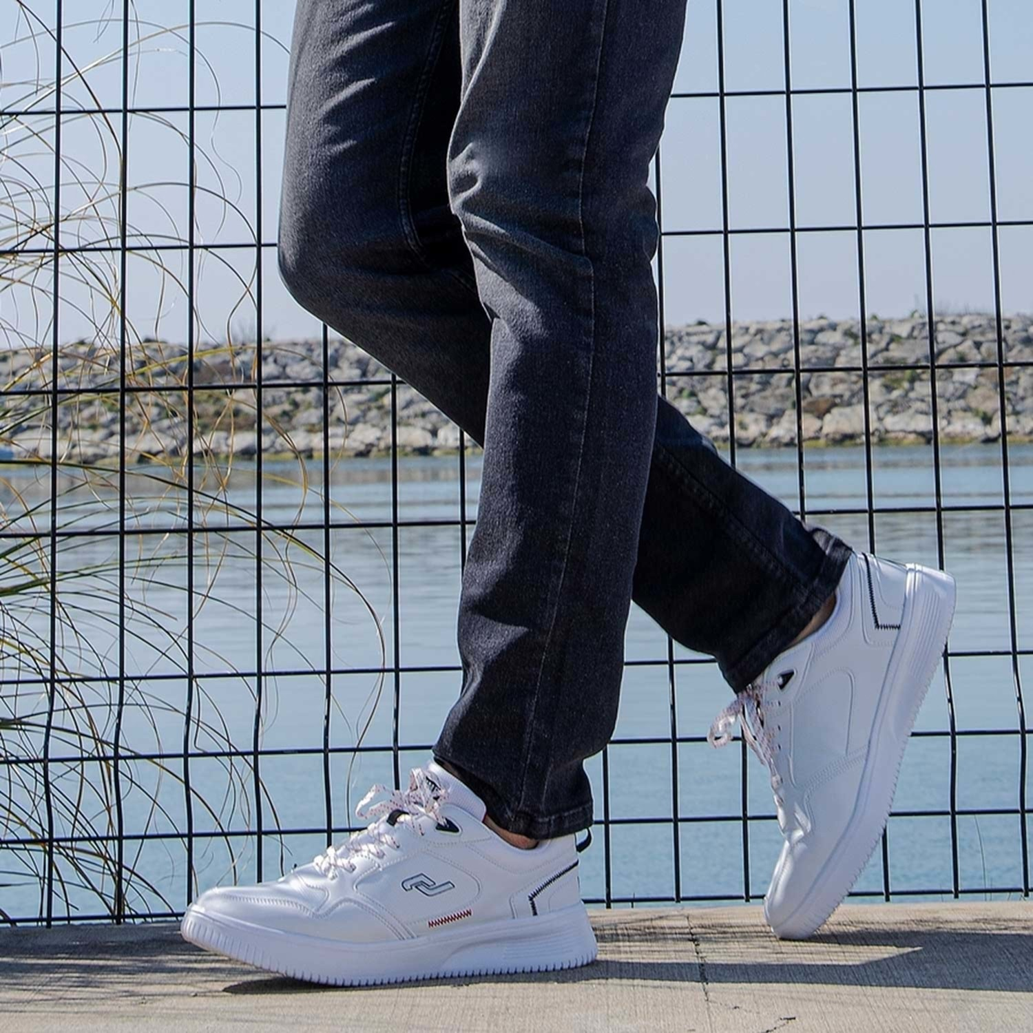 Jump 26479-A Erkek Sneaker Günlük Spor Ayakkabı Beyaz
