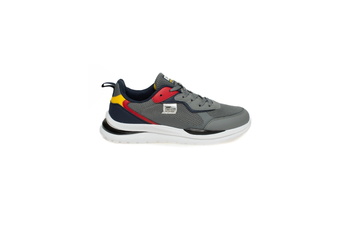 Jump 27985/C L Grey Orange Yellow Erkek Yürüyüş Ayakkabısı Gri Turuncu