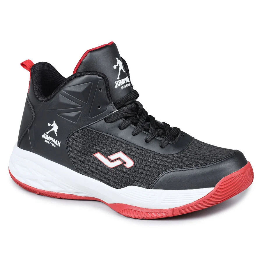 Jump 27986 A-Black Red Basket Topu Siyah