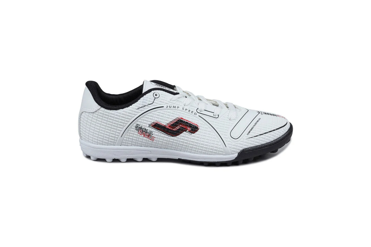Jump 28006 E-WHite/RED/NAVY Halı Saha Ayakkabısı Beyaz