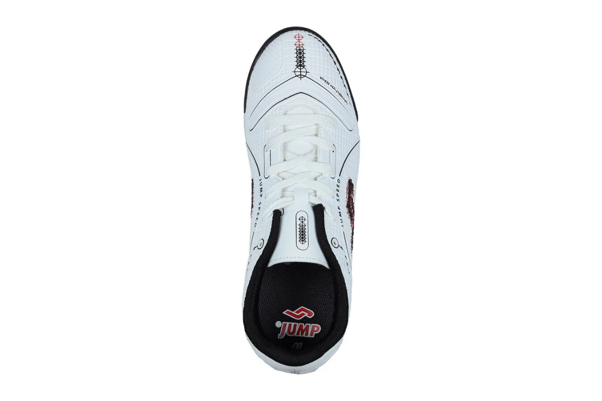 Jump 28006 E-WHite/RED/NAVY Halı Saha Ayakkabısı Beyaz