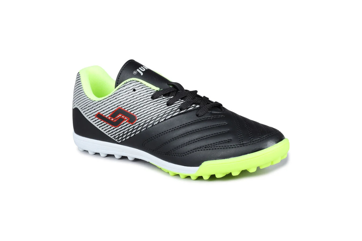 Jump 28034 E/Black/Green Merdane Halı Saha Erkek Ayakkabı Siyah Yeşil