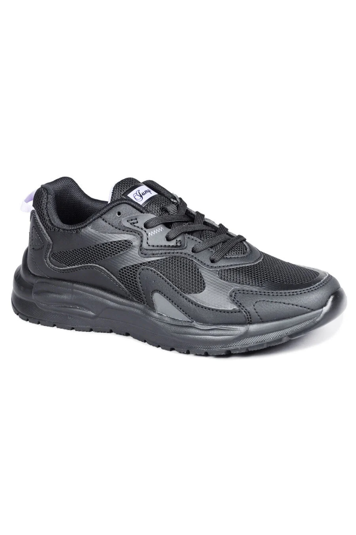 Jump 28099 C-BLACK/LILAC Kadın Yürüyüş Ayakkabısı Siyah Beyaz