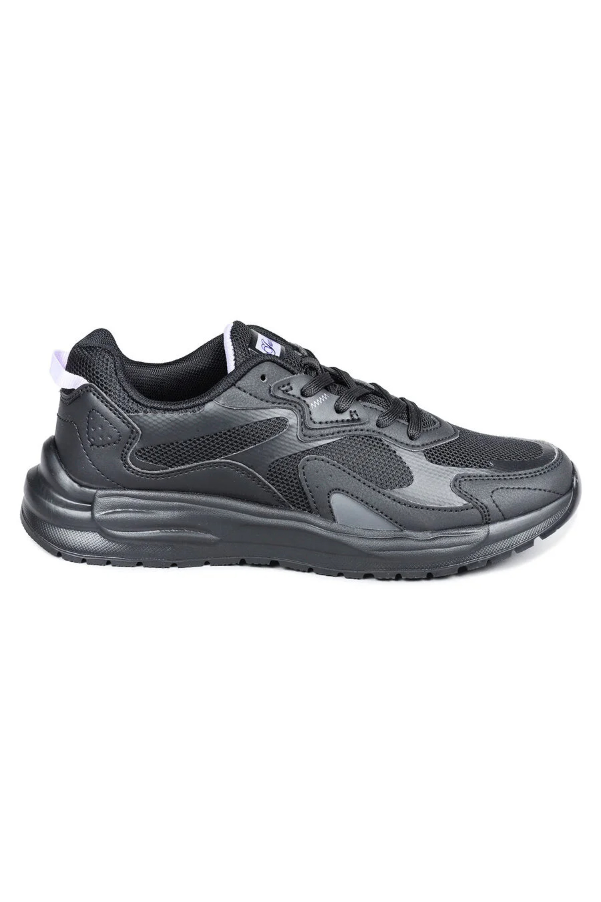Jump 28099 C-BLACK/LILAC Kadın Yürüyüş Ayakkabısı Siyah Beyaz