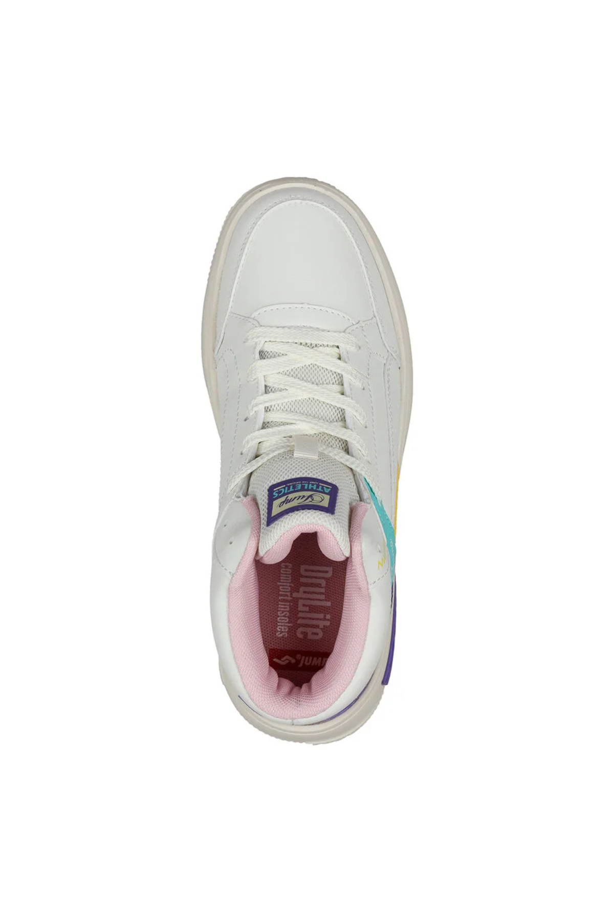Jump 28756 ZENNE Yüksek Bilekli Kadın Sneaker Günlük Spor Ayakkabı bej mavi