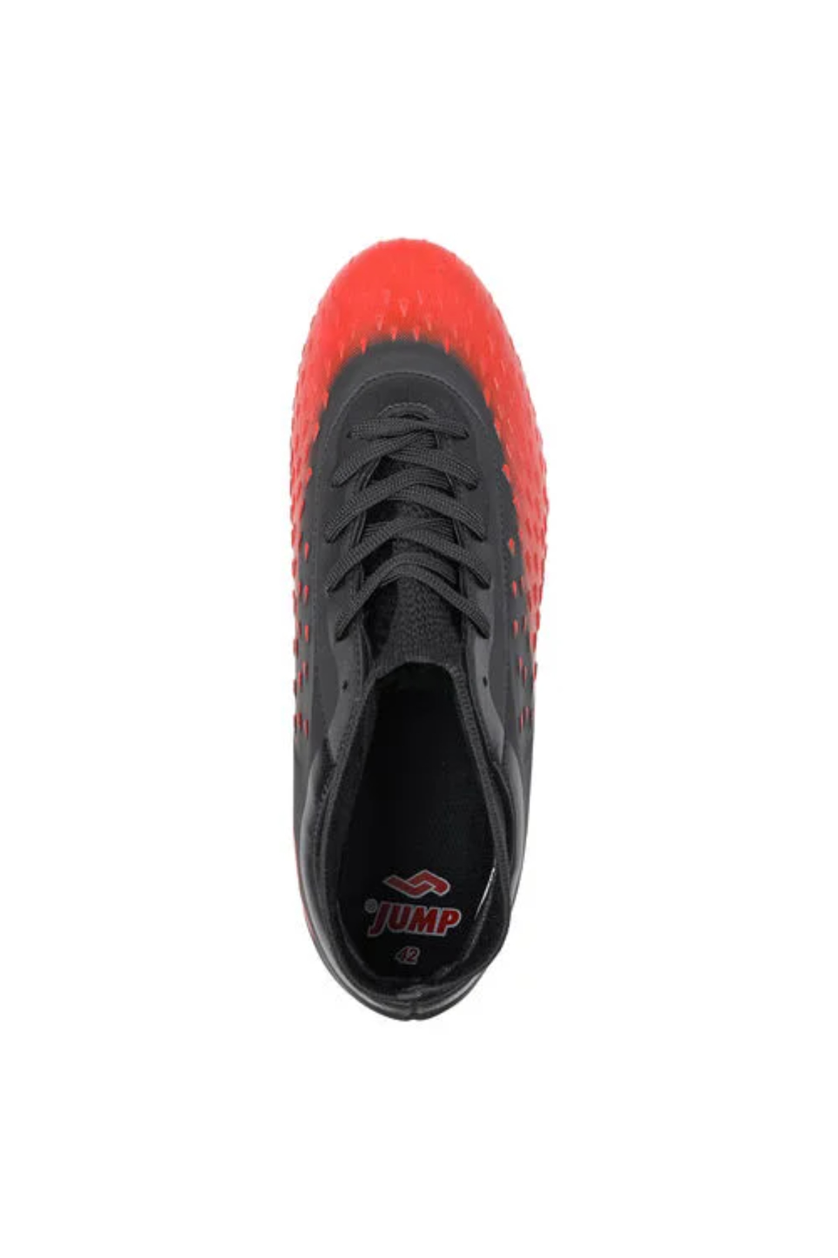 Jump 29672 Halı Saha Krampon Futbol Ayakkabısı Siyah Kırmızı