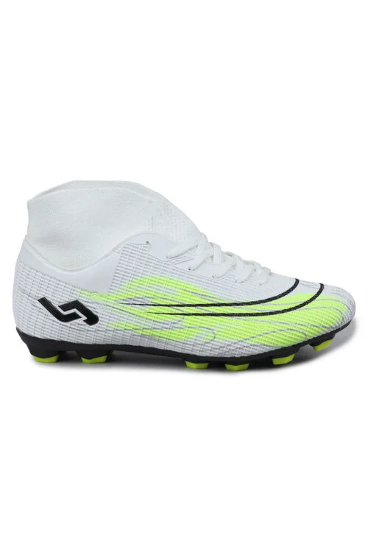 Jump 29676 Çoraplı Çim Halı Saha Krampon Futbol Ayakkabısı Beyaz