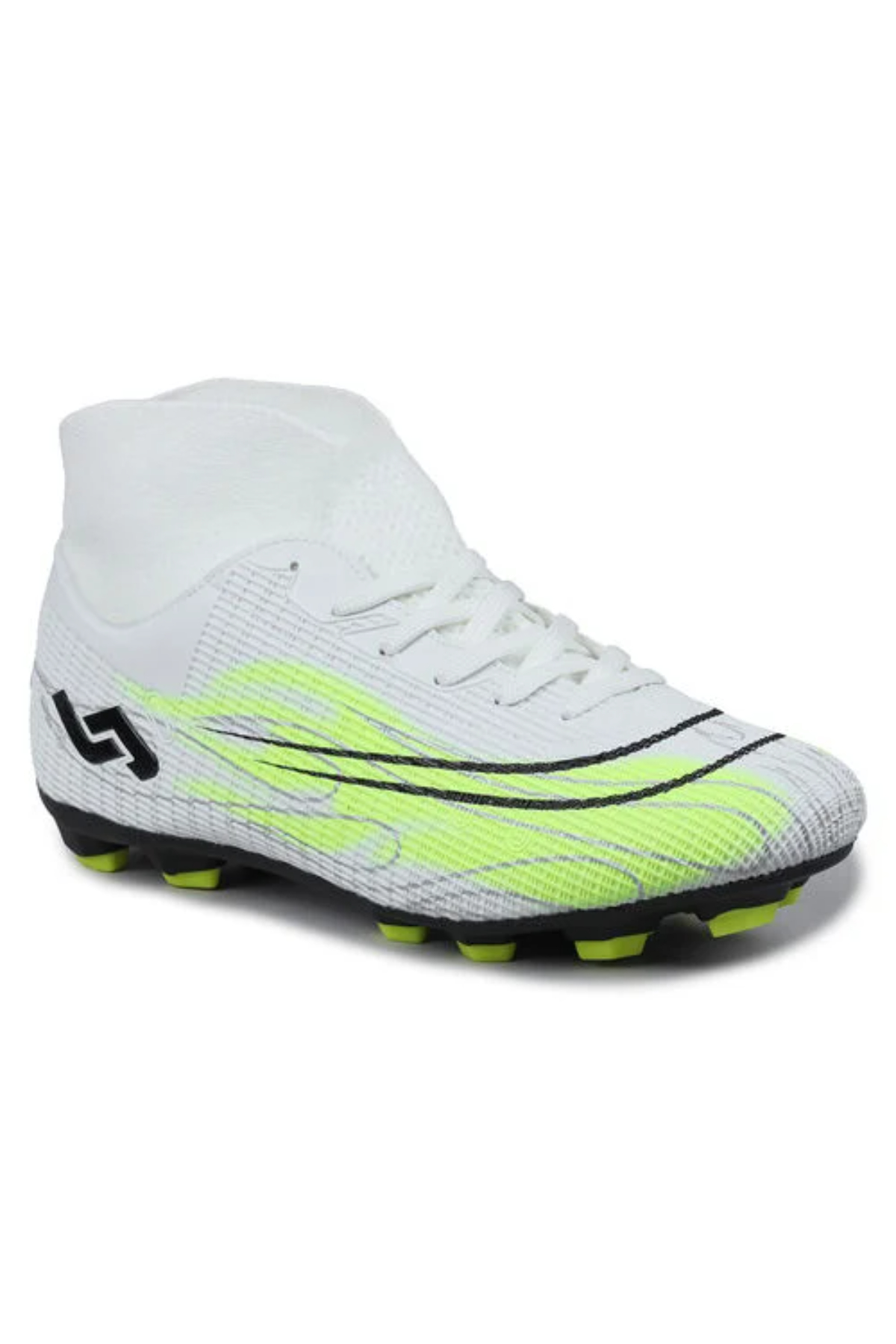Jump 29676 Çoraplı Çim Halı Saha Krampon Futbol Ayakkabısı Beyaz