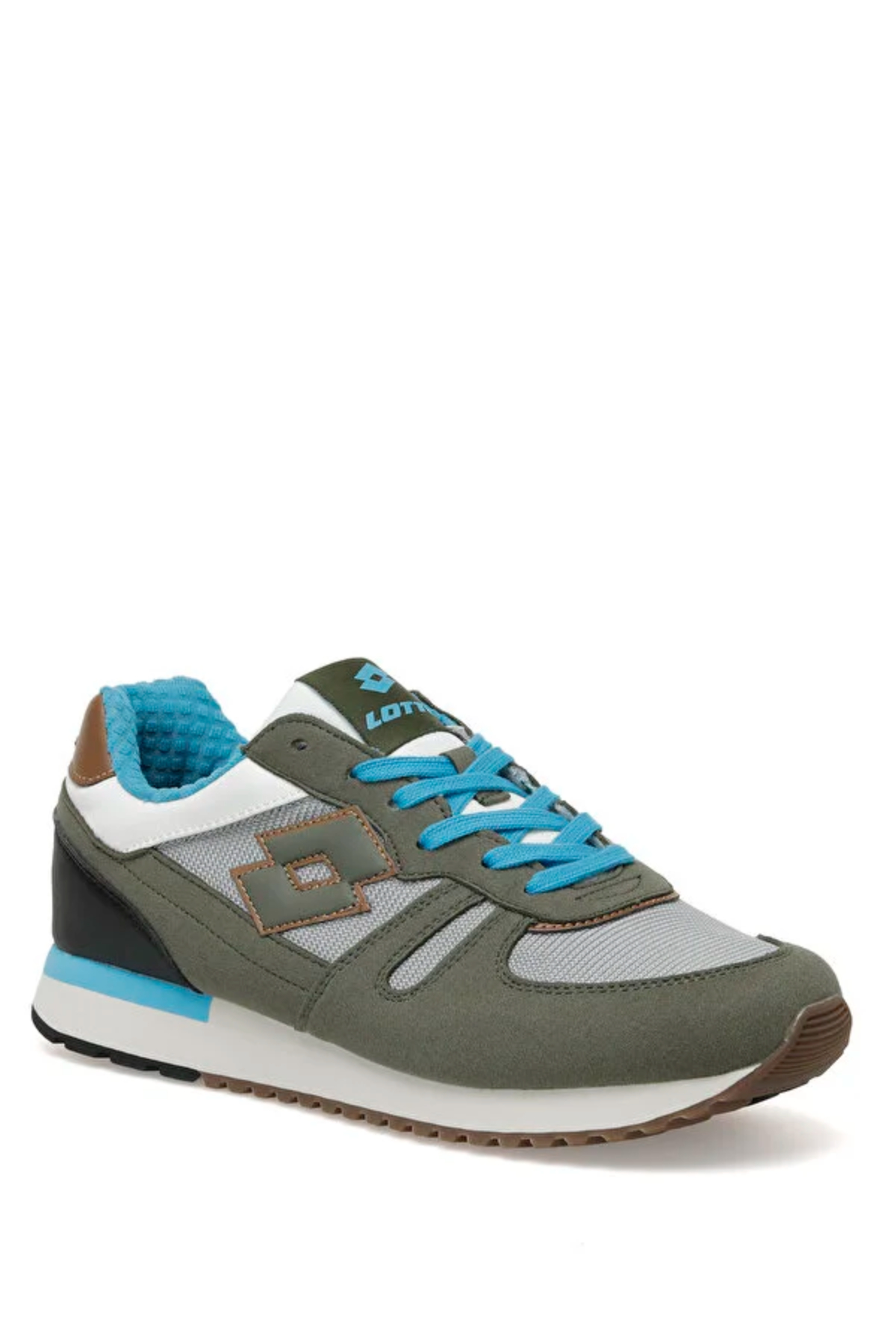 Lotto Coslada 2 FX / 101115094 Haki-Mavi Günlük Giyim Ayakkabı Sneaker Gri Mavi