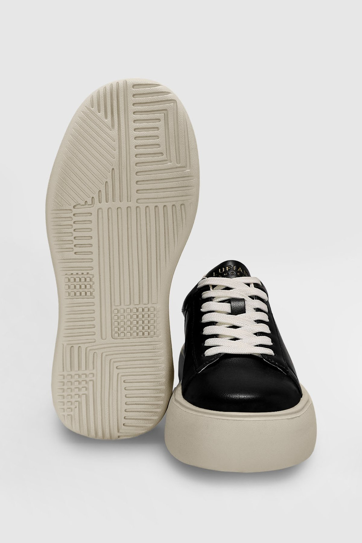 Lufian 121230031 MARCELLA Kadın Sneaker Ayakkabısı Siyah Beyaz