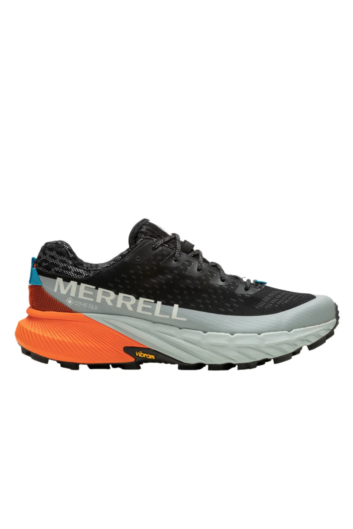 Merrel J068041 AGILITY PEAK 5 GTX Erkek Spor Ayakkabısı Siyah Turuncu