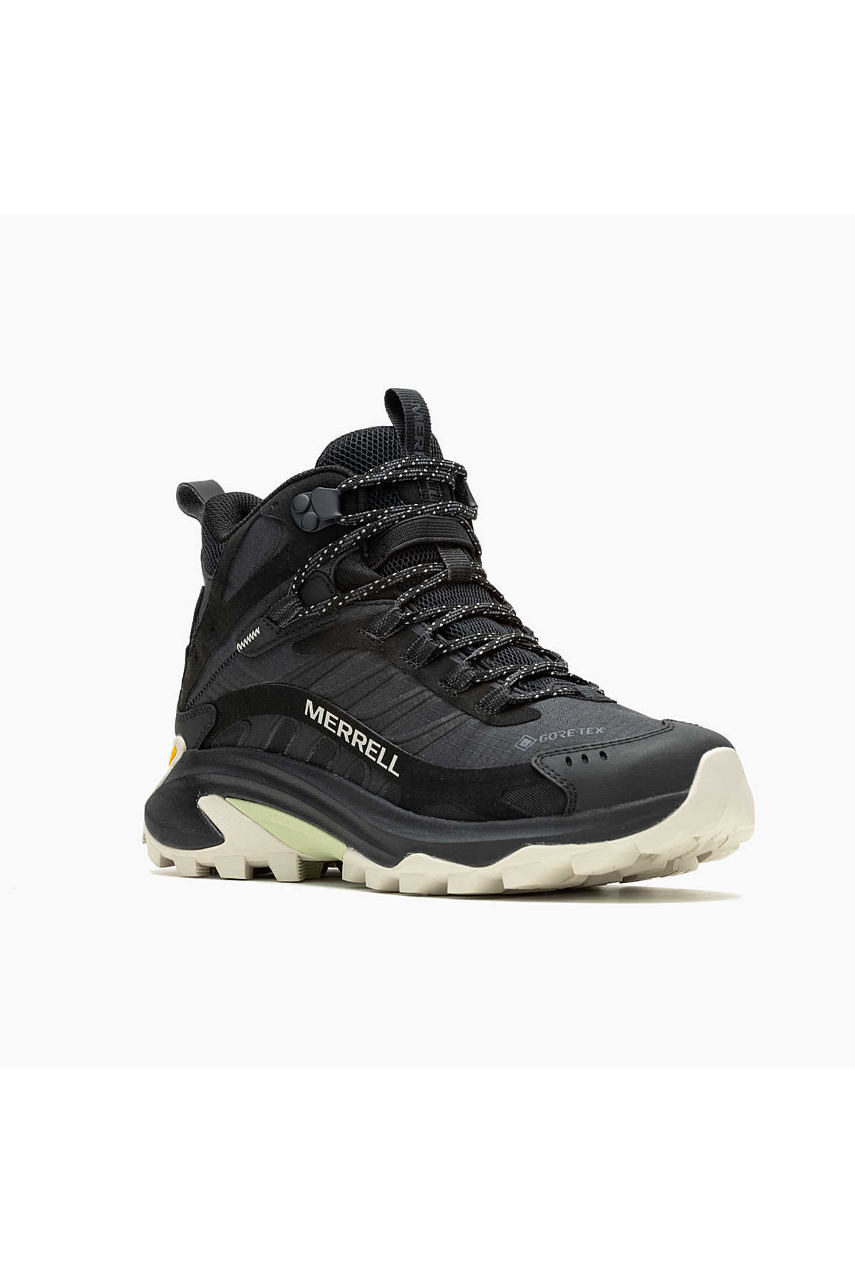Merrell J037826 MOAB SPEED 2 MID GTX Kadın Outdoor Yürüyüş botu Siyah Gri