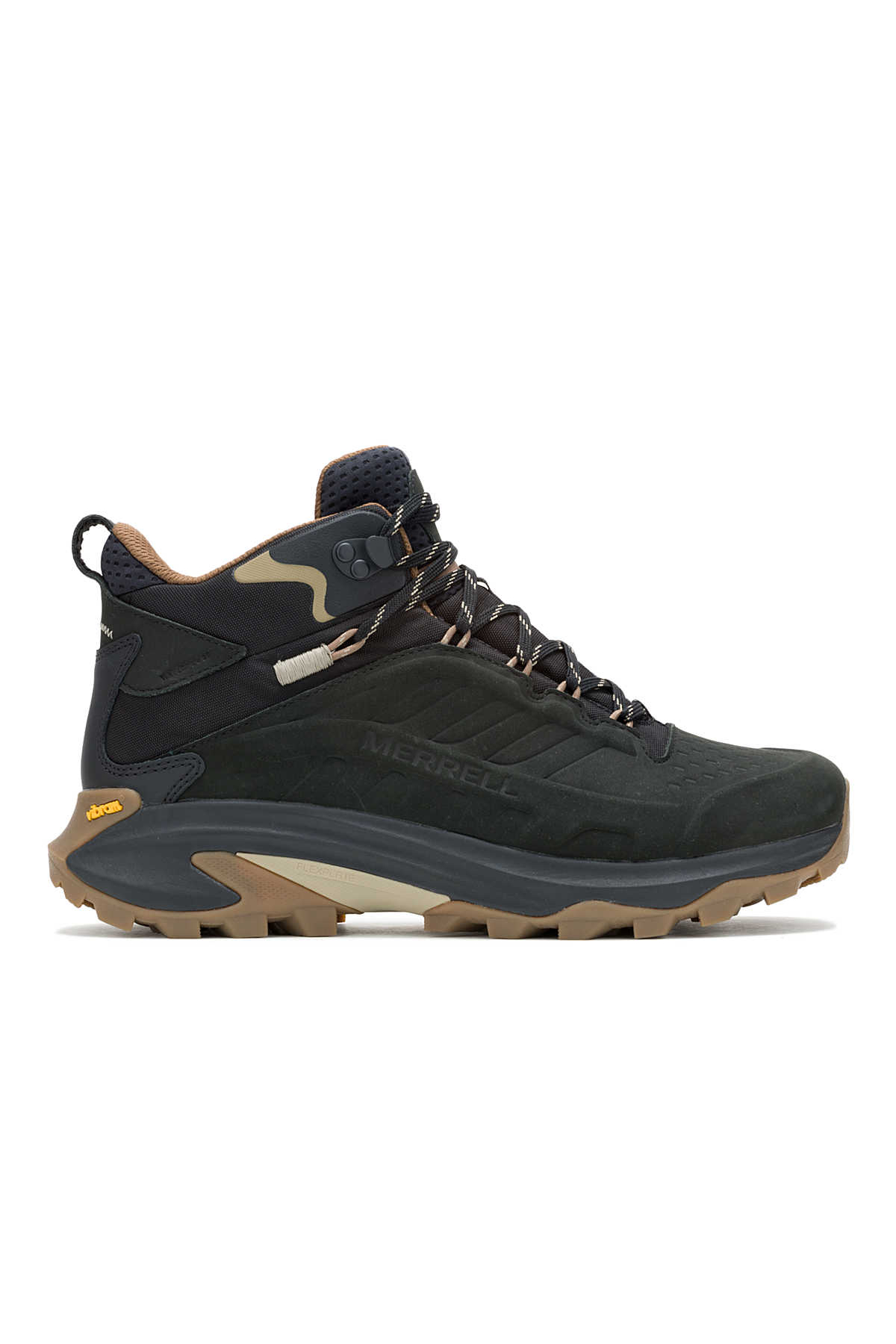 Merrell J038218 MOAB SPEED 2 LTR MID WP Kadın Outdoor Yürüyüş botu Haki yeşil