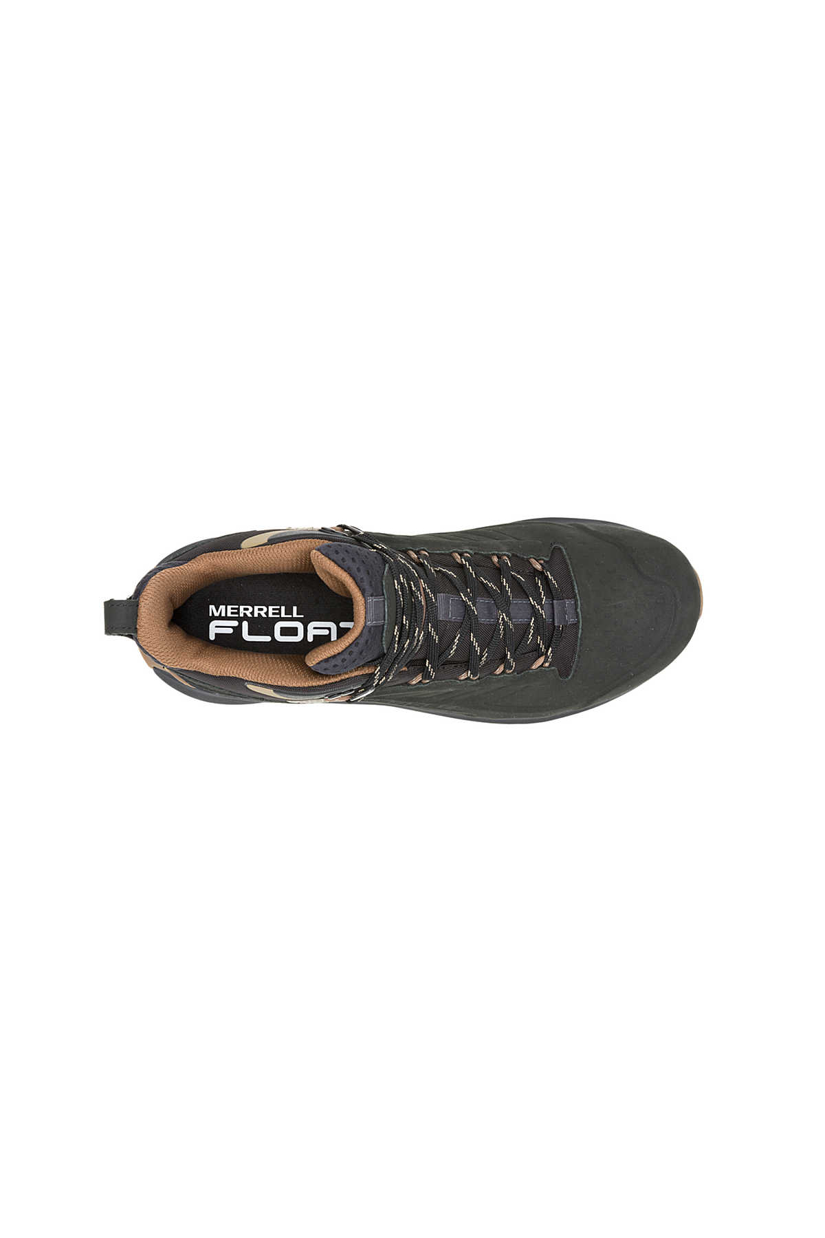 Merrell J038218 MOAB SPEED 2 LTR MID WP Kadın Outdoor Yürüyüş botu Haki yeşil