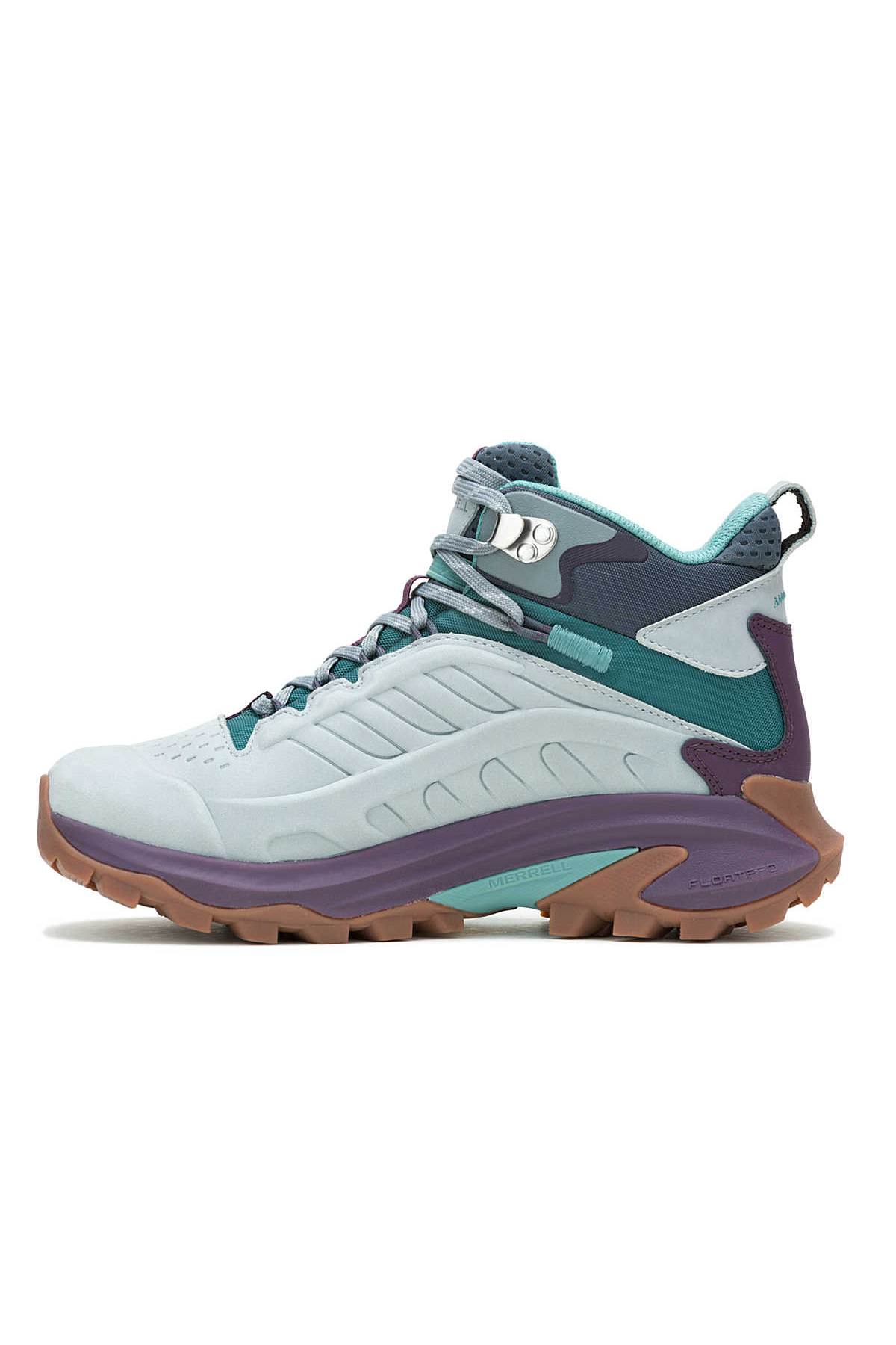 Merrell J038222 MOAB SPEED 2 LTR MID WP Kadın Outdoor Yürüyüş botu Gri Mor