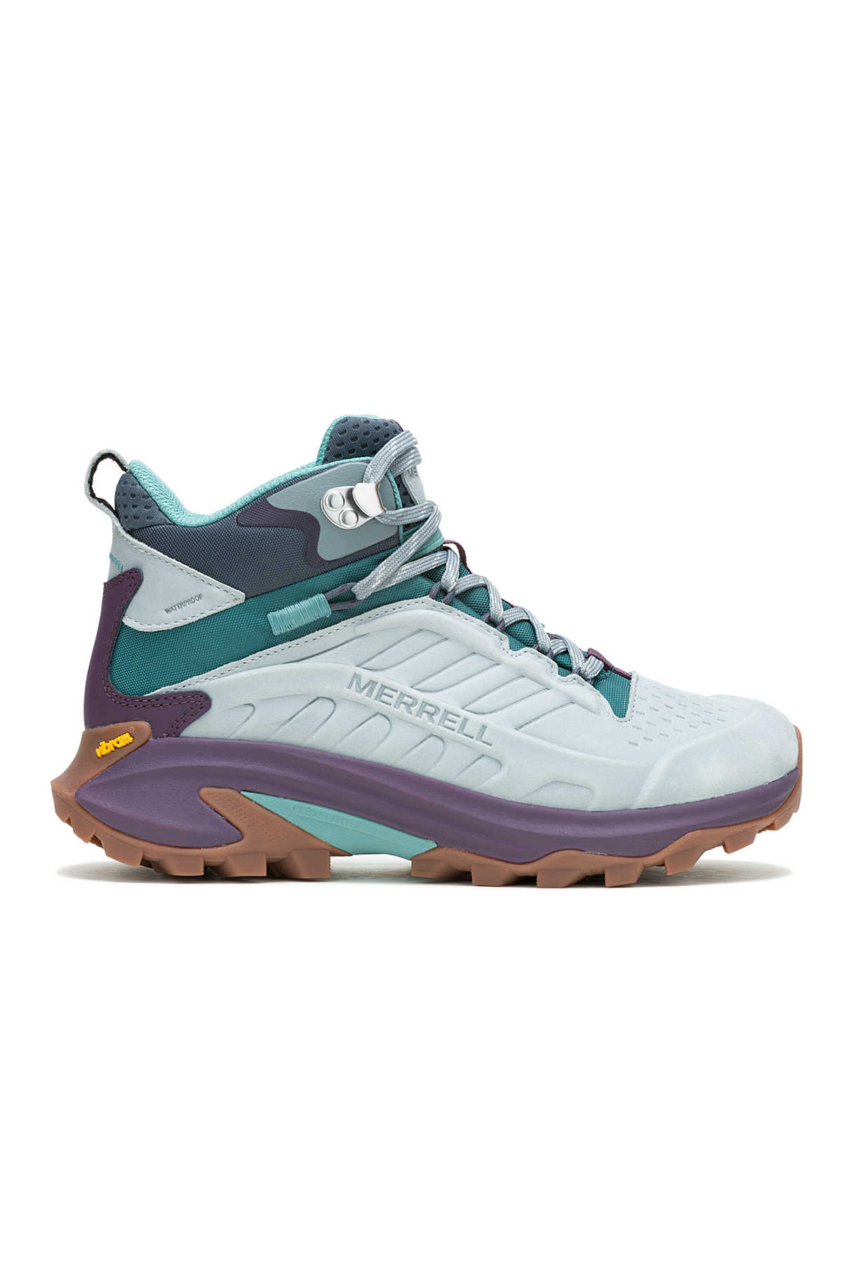 Merrell J038222 MOAB SPEED 2 LTR MID WP Kadın Outdoor Yürüyüş botu Gri Mor