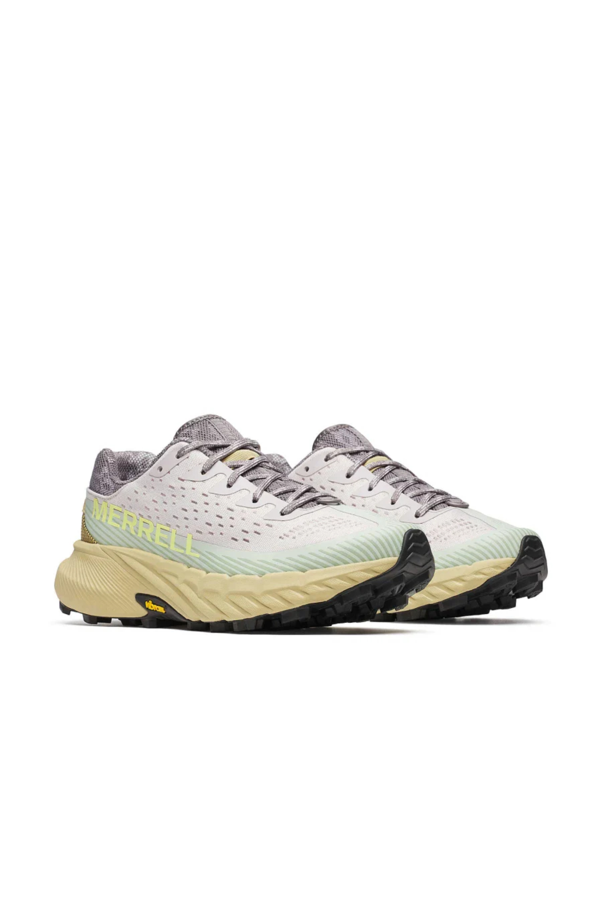 Merrell J068382 AGILITY PEAK 5 Kadın Yürüyüş Ayakkabısı Beyaz Yeşil